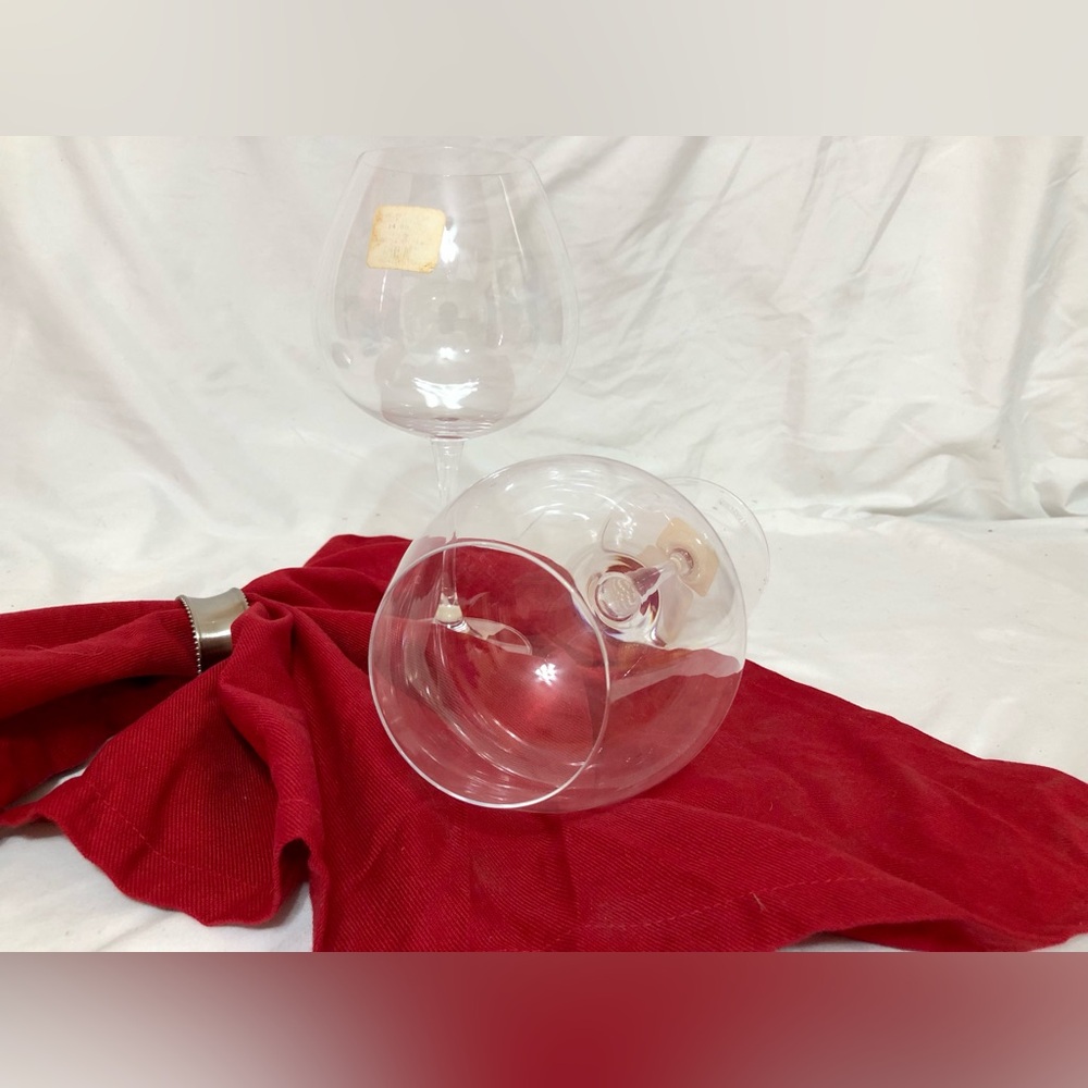 Robert Mondavi By Waterford Pair Of Crystal Wine Glasses